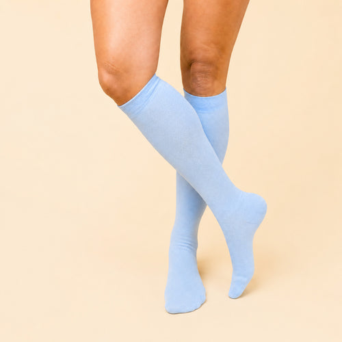 Knee-High Baby Blue